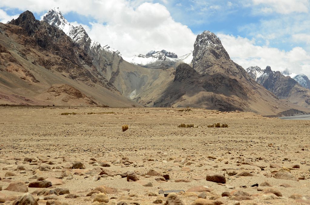 12 Large Flat Rocky Expanse Of The Terrace Above The Shaksgam River On Trek To K2 North Face In China